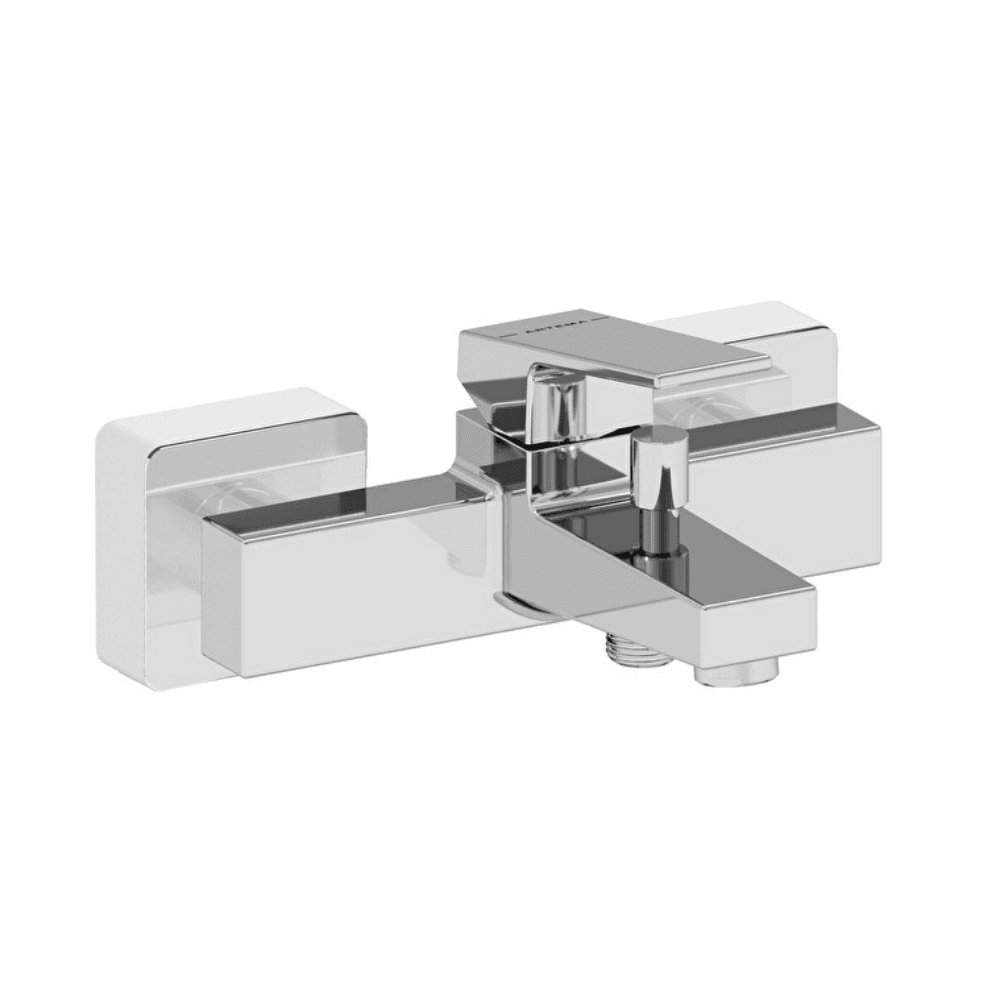 A43520.png Vitra Minimax Square Banyo Bataryası, Krom - Görsel 1