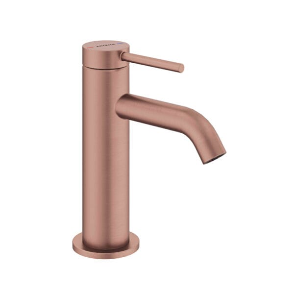 Vitra Minimax Round Lavabo Bataryası, Fırçalı Bakır