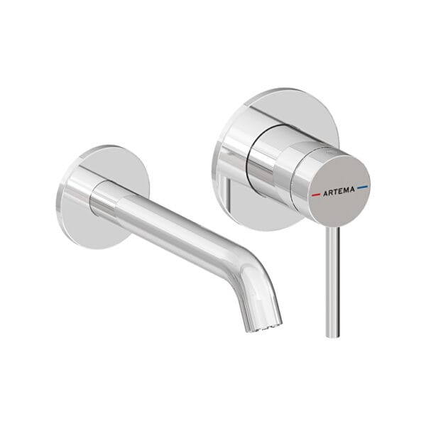 Vitra Minimax Round Ankastre Lavabo Bataryası, Krom