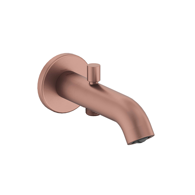 A4354224-1.jpg Vitra Minimax Round Çıkış Ucu, El Duşu Çıkışlı, Fırçalı Bakır - Görsel 1