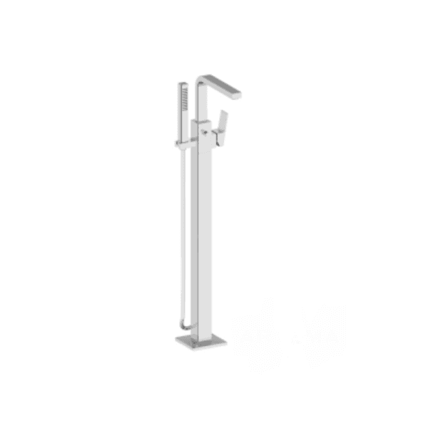 Vitra Minimax Square Küvet Bataryası, Yerden, Krom