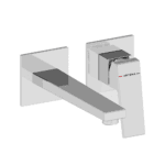 Vitra Minimax Square Ankastre Lavabo Bataryası, Uzun (Sıva Üstü Grubu), Krom
