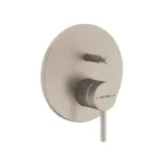 Vitra Minimax Round Ankastre Mekanik Banyo Bataryası, Minibox, Fırçalı Nikel