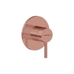 Vitra Minimax Round Ankastre Mekanik Duş Bataryası, Minibox, Soft Bakır