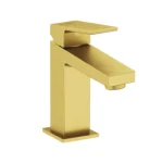 Vitra Minimax Square Lavabo Bataryası, Fırçalı Altın