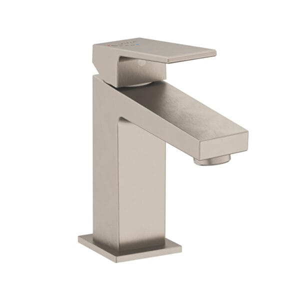 Vitra Minimax Square Lavabo Bataryası, Fırçalı Nikel