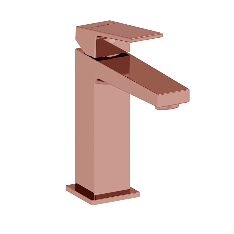 A4372229EXP-1.jpg Vitra Minimax Square Yüksek Lavabo Bataryası, Soft Bakır - Görsel 1