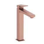 Vitra Minimax Square Çanak Lavabo Bataryası, Fırçalı Bakır