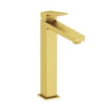 Vitra Minimax Square Çanak Lavabo Bataryası, Fırçalı Altın