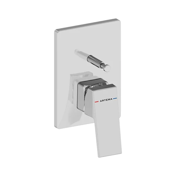 Vitra Minimax Square Ankastre Banyo/Duş Bataryası, Minibox (Sıva Üstü Grubu), Krom