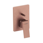 Vitra Minimax Square Ankastre Banyo/Duş Bataryası, Minibox (Sıva Üstü Grubu), Fırçalı Bakır