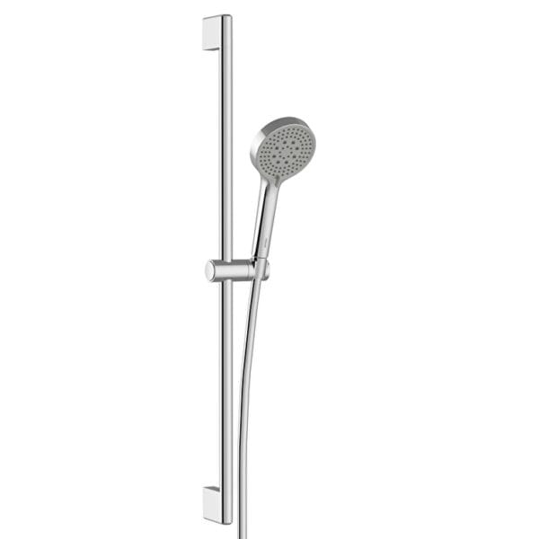 Vitra Base Round Sürgülü El Duşu Takımı, 3 Fonksiyonlu 10 cm, Krom