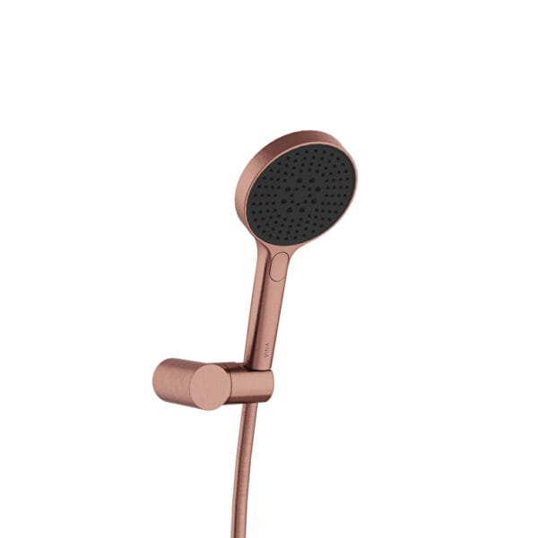 Vitra Core Round Duş El Duşu Takımı, 3 Fonksiyonlu 12 cm, Fırçalı Bakır