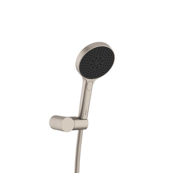Vitra Core Round Duş El Duşu Takımı, 3 Fonksiyonlu 12 cm, Fırçalı Nikel