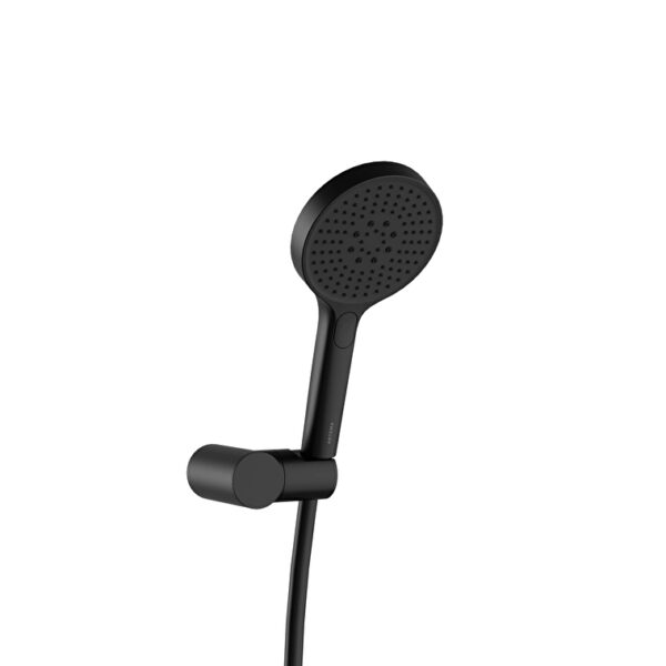 Vitra Core Round Duş El Duşu Takımı, 3 Fonksiyonlu 12 cm, Mat Siyah