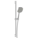 Vitra Core Square Sürgülü El Duşu Takımı, 3 Fonksiyonlu 12 cm, Krom