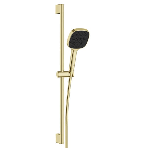 Vitra Core Square Sürgülü El Duşu Takımı, 3 Fonksiyonlu 12 cm, Soft Altın
