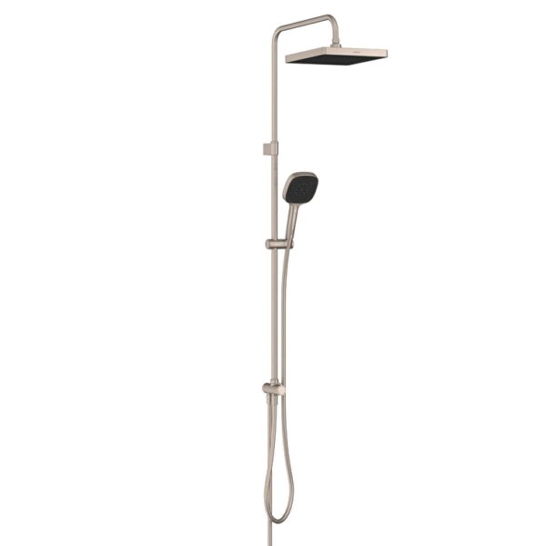 Vitra Core Square 250 Duş Kolonu, Fırçalı Nikel