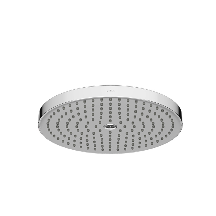 A45922-1.jpg Vitra Prime Round Duş Başlığı 2 Fonksiyonlu 30 cm, Krom - Görsel 1