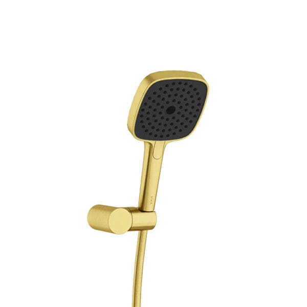 Vitra Prime Square El Duşu Takımı, 3 Fonksiyonlu 13 cm, Fırçalı Altın