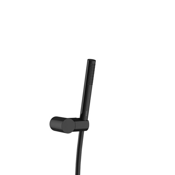 Vitra Prime Round Stick El Duşu Takımı, Parlak Siyah