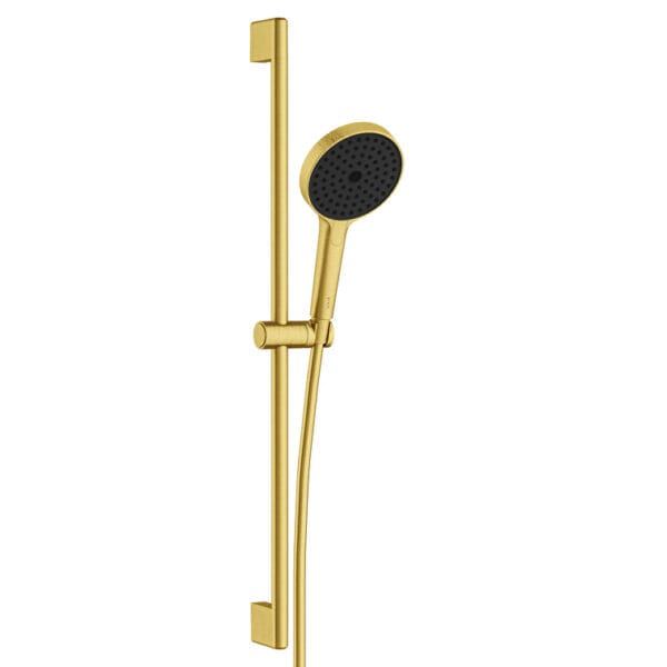 Vitra Prime Round Sürgülü El Duşu Takımı, 3 Fonksiyonlu 13 cm, Fırçalı Altın