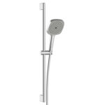 Vitra Prime Square Sürgülü El Duşu Takımı, 3 Fonksiyonlu 13 cm, Krom