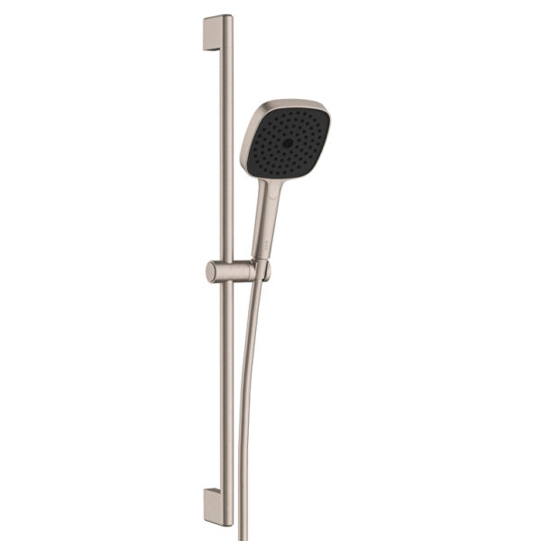 Vitra Prime Square Sürgülü El Duşu Takımı, 3 Fonksiyonlu 13 cm, Fırçalı Nikel
