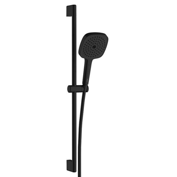 Vitra Prime Square Sürgülü El Duşu Takımı, 3 Fonksiyonlu 13 cm, Mat Siyah