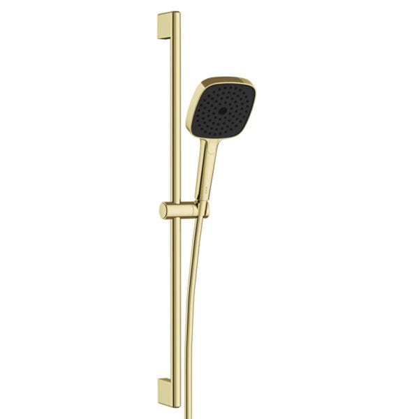Vitra Prime Square Sürgülü El Duşu Takımı, 3 Fonksiyonlu 13 cm, Soft Altın