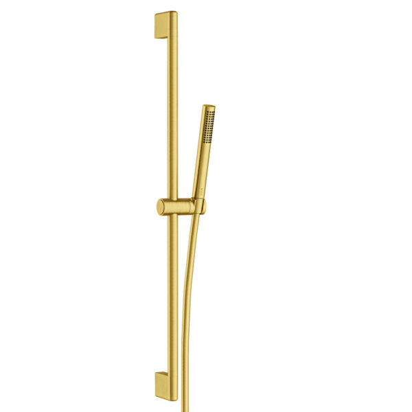 Vitra Prime Round Stick Round Sürgülü El Duşu Takımı, Fırçalı Altın
