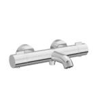 Vitra Base Round Termostatik Banyo Bataryası, Krom