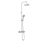Vitra Base Round 200 Termostatik Banyo Bataryalı Duş Sistemi, Krom