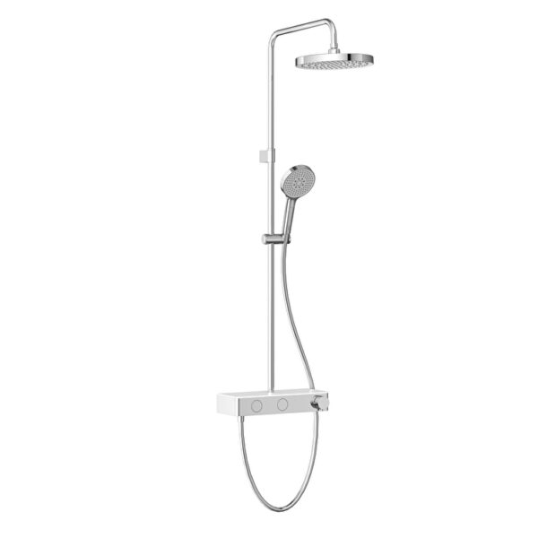 Vitra Core Round 250 Termostatik Duş Bataryalı Duş Sistemi, Krom