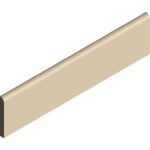 VitrA 7x30, Uni, Boyasız Süpürgelik, Fildişi