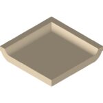 VitrA 5x5, Uni, Trim, Fildişi