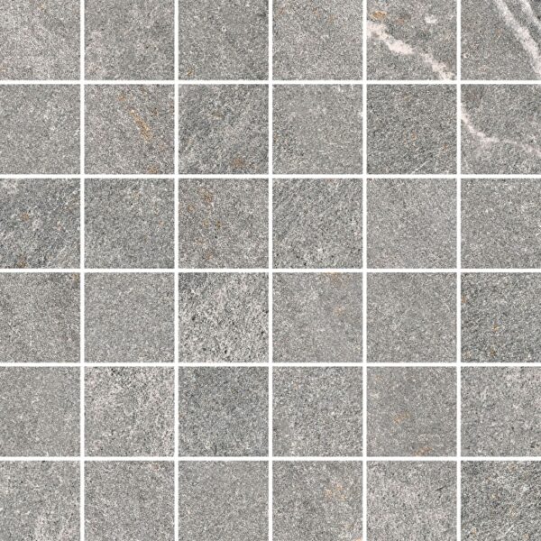 VitrA 5x5, Cardostone, Kesme Mozaik, Bordür, Gri