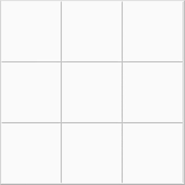 VitrA 10x10, Color 2.0,  Fon, Beyaz, RAL 9016 Beyaz, R10B