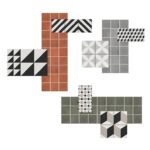 VitrA 10x10, retromix, Fileli Fon, Terra Rossa - Görsel 5