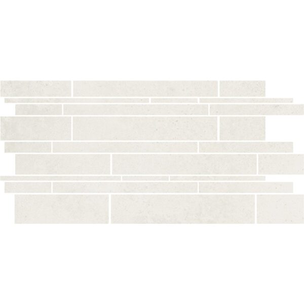 VitrA 30x60, Cementside, Kesme Mozaik, Kesme dekor, Beyaz, R10B