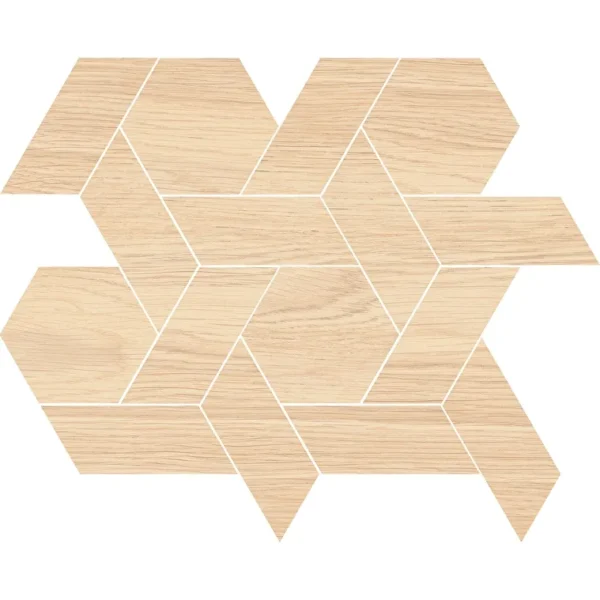 VitrA 40x40, Woodart, Kesme Mozaik, Açık Meşe, R10A