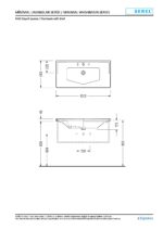Serel Royal Üç Armatür Delikli Lavabo (50x100) - Görsel 2
