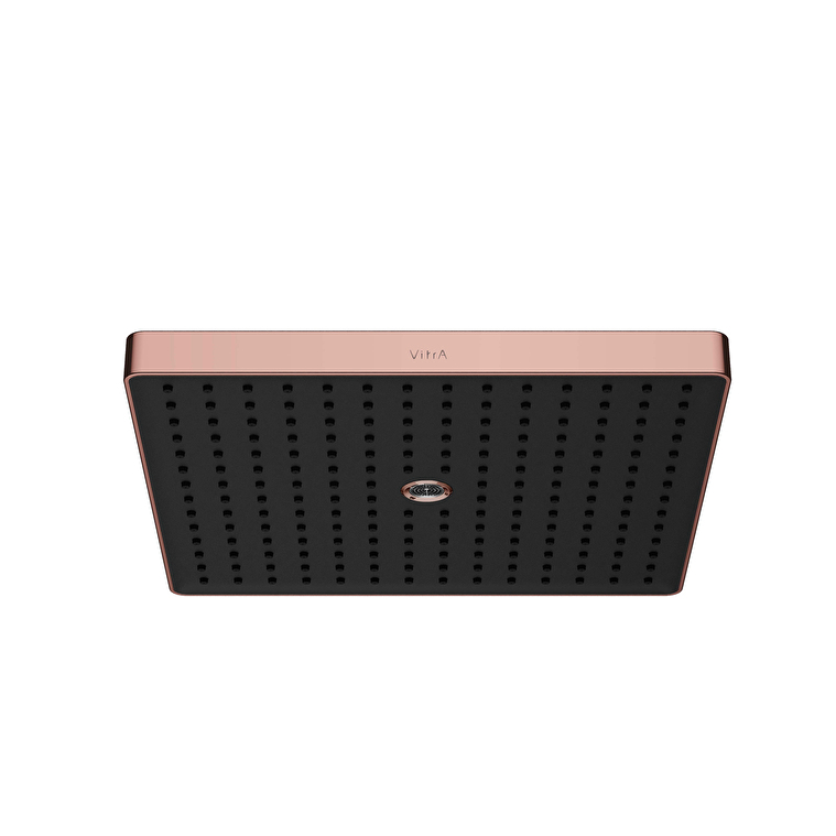 a4592329-1.jpg Vitra Prime Square Duş Başlığı 2 Fonksiyonlu 30 cm, Soft Bakır - Görsel 1