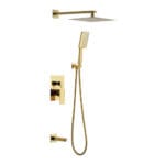 Acar Elegant Gold Ankastre Duş Seti Üç Yönlü