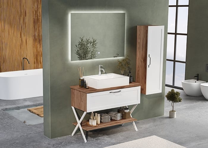 badella-mobelco-28100-v32-banyo-dolabi-100-cm.jpg Badella Mobelco 28100 V32 Banyo Dolabı 100 cm - Görsel 1