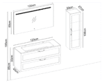 Badella Mobelco 55120 V32 Banyo Dolabı 120 cm - Görsel 2