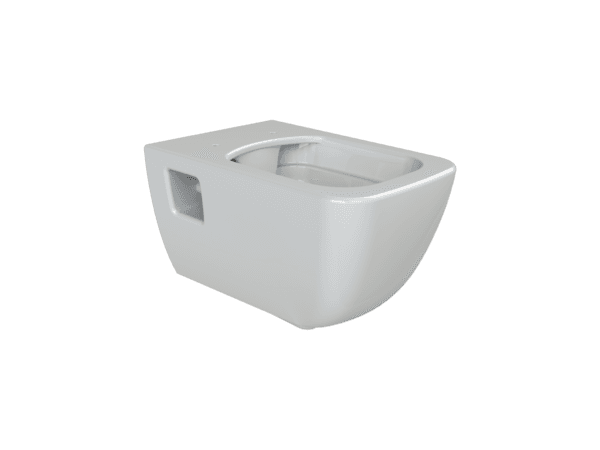 Cerastyle Aqua Rimless Asma Klozet + Duru Slim Yavaş Kapanan Bas-Çıkar Klozet Kapağı Duroplast (UF)