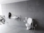 Cerastyle Bedensel Engelli Lila Takım Klozet Seti - Görsel 2