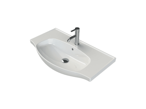 Cerastyle Lila Etajerli Lavabo 65x45 cm