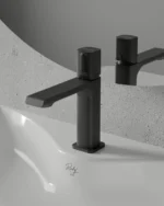 Creavit Alfa Lavabo Bataryası Mat Siyah BT.AL1500S - Görsel 2